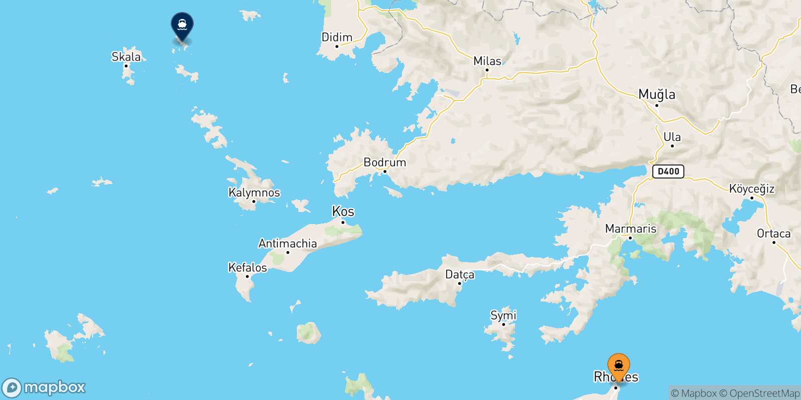 Mapa de la ruta Rodas Arkyi